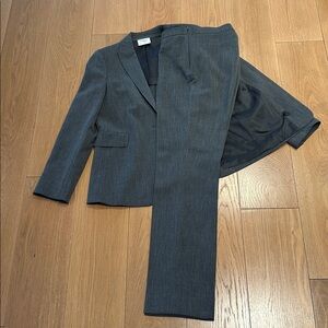 Women's Classic Gray Pant Suit